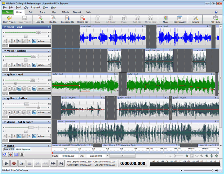 free audio mixer for pc